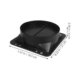 Outanaya Kitchen Exhaust Fan Backflow Preventer Stop Valve for Range Hood Ventilation Easy Installation Fit for Residential and Commercial Kitchens Keeps Air