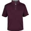 B-Core S/S 1/4 Zip Maroon/Graphite X-Large