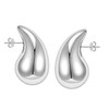 LeCalla 925 Sterling Silver Chunky Stud Earrings for Women |