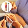 Zvorgath Knitting Tool Kit - 2 Sets Wood Mini Dolls