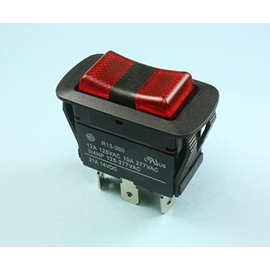 (YD #5) SCI Illuminated Rocker Switch SPDT ON/Off/ON 12A/10A 125V/277VAC 21A 14v R13-260; Compatible with Carling