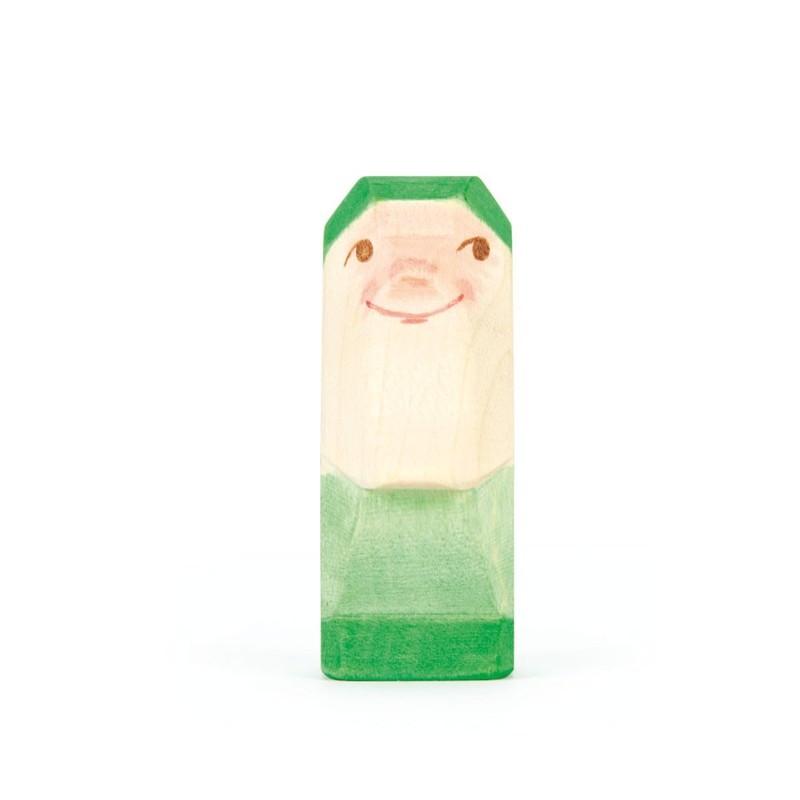Ostheimer - 25043 - Zwerg grün, Holz, Handarbeit, 6,5cm x