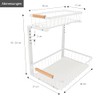 Kitchen Cabinet Organiser Size XL - White - Kitchen Organiser