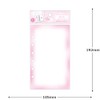 Coolia Sticker Sheet Transparent Sticker Sheet Pink 01067