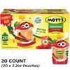 Mott's Cinnamon Applesauce, 3.2 oz clear pouches, 20 pack