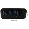 Mini Bluetooth Speaker Heavy Bass Dual Alarm Clock Portable Wireless