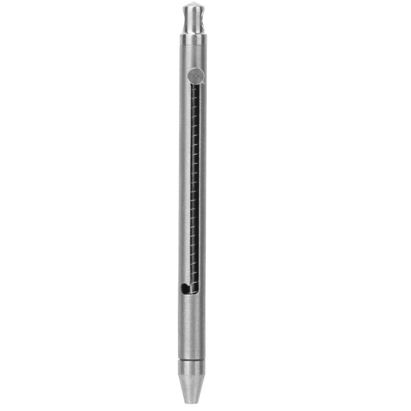 Portable Titanium Alloy Telescopic Toothpick Case Holder for Camping Hiking