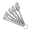 6PCS Rectangle Measuring Spoon Set Stainless Steel Accurate Clear Marking
