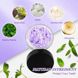 Zahnreparatur Mineralpuder, Zahnrestauration Pulver, Zahnpulver Gegen Verfärbungen, Teeth Whitening Powder, Effektiv bei der Stärkung von Zähnen und Zahnfleisch, Erfrischt den Atem (50g/1.76OZ)