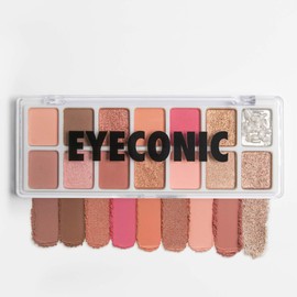 MOYOU LONDON Eyeshadow Palette – 14 Pink, Rose Gold & Mauve Shades, Matte & Shimmer Finishes, Blendable, Long-Lasting Vegan Eyeshadow, Soft Glam Eye Makeup, Rosé All Day