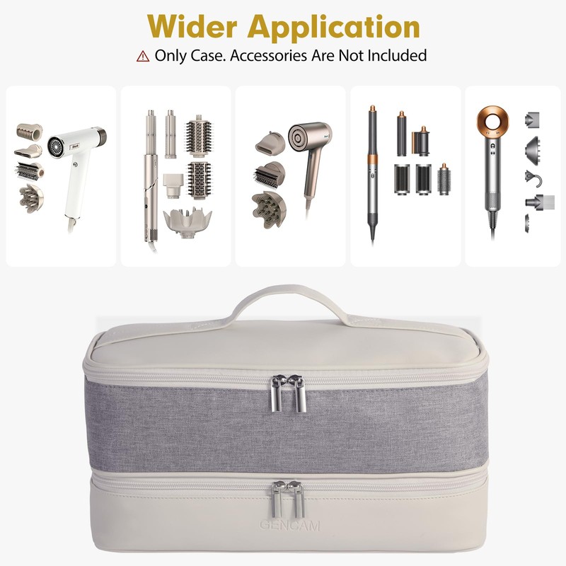 GENCAM Double-Layer Airwrap Travel Case for Shark Flexstyle, Carrying Case