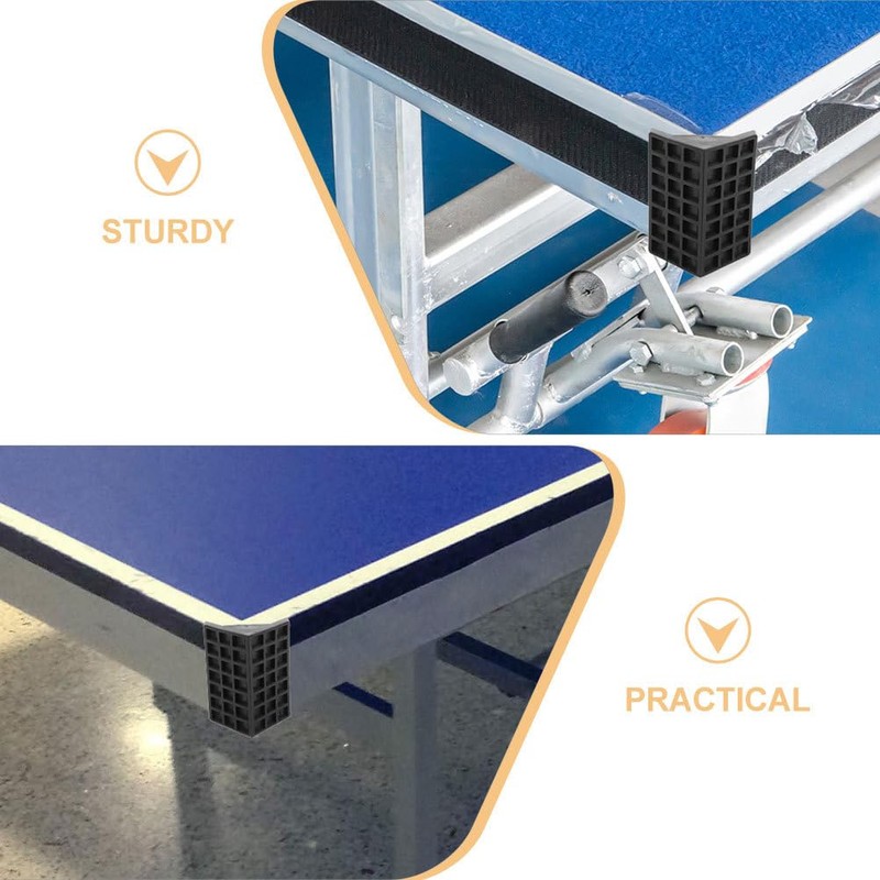 CORHAD 4 Pcs Table Tennis Table Corner Guards Plastic Corner