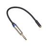 SUPVOX 6.35mm to 3.5mm Stereo Adapter Cable 0.3m Long Corrosion-Resistant