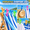 Beach Towel Clips for Beach Chairs – Strong Plastic Towel