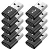 KEWAYO USB to USB C Adapter 10 Pack - Type