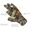 BASSDASH Unisex Fingerless Camo Hunting Gloves for Men's Women's Early