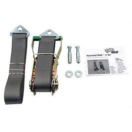 Quakehold! Ratchet Strap, 90 In, Gray