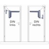Clipclose TS Mini Door Closer in Silver
