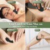 Green Gua Sha Facial Tools - Natural Jade Stone Guasha