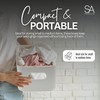 SA Products 6 Pack Plastic Storage Boxes Colourful Storage Baskets