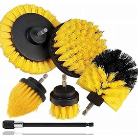 Generic Electric Drill Cleaning Brush Set, Set of 6, for Bathroom, Kitchen, Car Cleaning
