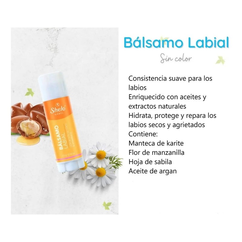 Balsamo Labial Aceite De Coco Argan Karite Hidratante Labios