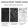 Fire Pit Cover Round Patio Outdoor Fireplace Cover Waterproof Dustproof