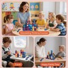 kocojrff Mini Magnetic Tiles Travel Set, 31Pcs STEM Travel Magnatiles