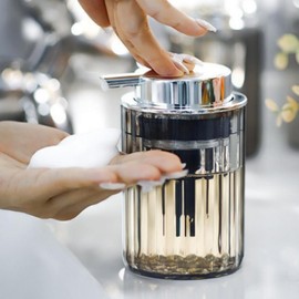 Translucent Bathroom Empty Foam Pump Bottle 300ml Clear 10ea