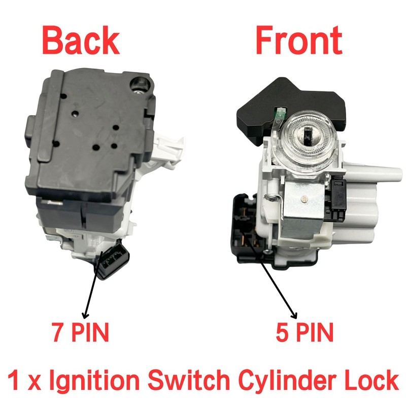 Ignition Switch Door Lock Cylinder Keys Full Set Fit for