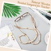 BESARME Teacher Lanyard with ID Holder Cute Wooden Beaded Lanyards