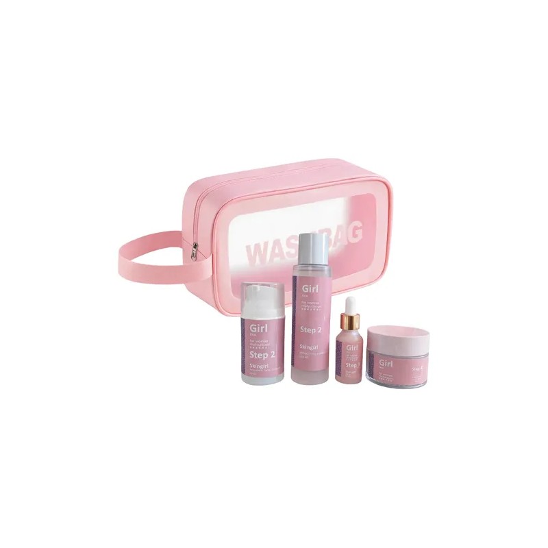 Set Skincare Para Dama Con Extracto De Arroz 4 Piezas