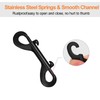 Double Ended Bolt Snap Hook, 3.5" Zinc Alloy Metal Clips