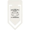 91mm 'Self-Care is Mandatory' Large Plastic Paper Clip (CC00098902)