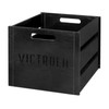 Victrola Wooden Record Crate – Tabletop Vinyl Album Holder, No-Tool