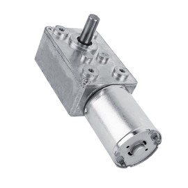 Reversible High Worm Geared Motor, DC12V 5rpm 6rpm 20rpm 40rpm 62rpm, No Self-Locking, Vertical Motor Shaft Gear, for Windows, Door Opener, Miniature Winch (20RPM)