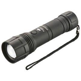 Ohm Electric LED Flashlight, Handy Light, Waterproof IP66, Shockproof, LED Zoom Light, Red Kaiser, Slide Focus, 1000 Lumens, Dimmable, Flashing, ANSI Standard Compliant, LHA-KS441PZ-K2 08-1042 OHM