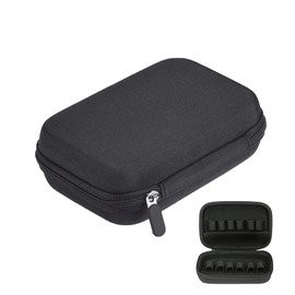 Wenyue Essential Oils Bag Carry Case Storage Bag Travel Case for Travel or Daily Use for 12 Bottles Essential Oils Carry Case Bag Holds 5 ml 10 ml Bottles Perfect 17 x 13 x 5 cm, black, Fashion