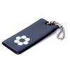 WAKI AHW313 Black Reflective Key Chain, Kikkou Motif, Height 2.2