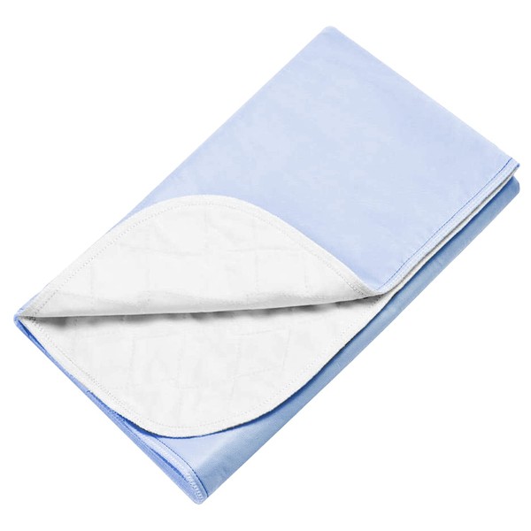 Platinum Care Pads Reusable Bed Underpad - Waterproof & Washable Bed Pad - Absorbent Mattress Protector Pad - Incontinence Bed Pads - Bed Protector Pads (Blue, 54"x34")