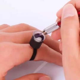 타투 스펀지 링반지 색소컵 타투장비 검지반지 Tattoo Sponge Ring Ring Ink Cup Tattoo Equipment Index Finger Ring [3 rings + 100 sponges]