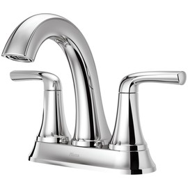 Pfister LG48-MCA0 McAllen 1.2 GPM Centerset Bathroom Faucet with TiteSeal Mounting and Spot Defense Technologies – Includes Push & Seal Drain Assembly - Polished Chrome