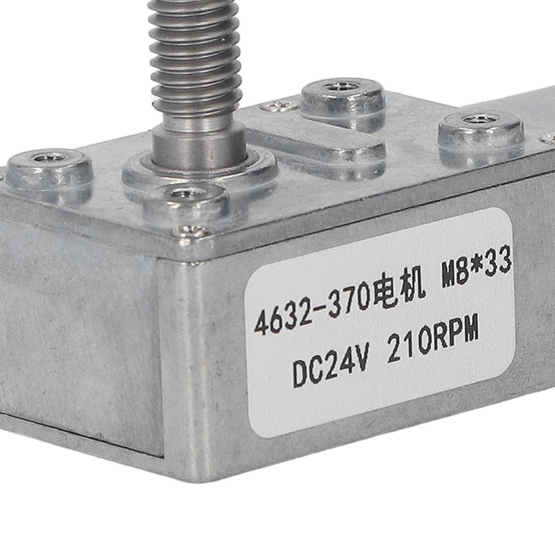 Turbo Worm Geared Motor High Torsion Micro Gearbox DC24V M8x33mm