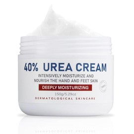 Urea Cream 40 Percent For Feet Plus 2% SalicylicAcid 5.29 oz, Foot Cream and Hand CreamMaximum Strength with Hyaluronic Acid, TeaTree, and Aloe Vera For Deep Moisturizes, CallusRemover and Soften All Skin Types, Hydrating urea cream