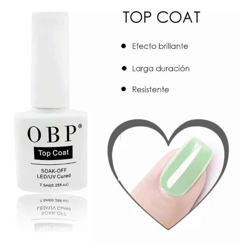 Obp Kit Gel Obp Base Y Top Coat Uv Para
