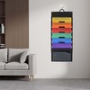 Colexy Hanging Wall File Folder Organiser, A4 Cascading Magazine Chart