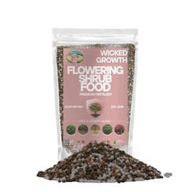 Flowering Shrub Food – Premium Fertilizer – Maintains Healthy Branches, Foliage, and Seasonal Bloom Performance by Old Cobblers Farm (5 lbs)