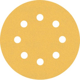 Bosch 5 x Expert C470 Sanding Sheets with 8 Holes (for Paint on Wood, Hardwood, Diameter 115 mm, Grit 120, Professional Accessories, Random Orbital Sander)