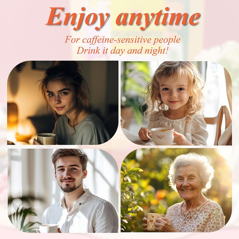 WT WEETEE Decaf Black Tea Bags, 100 Count CO2-Decaffeinated Black