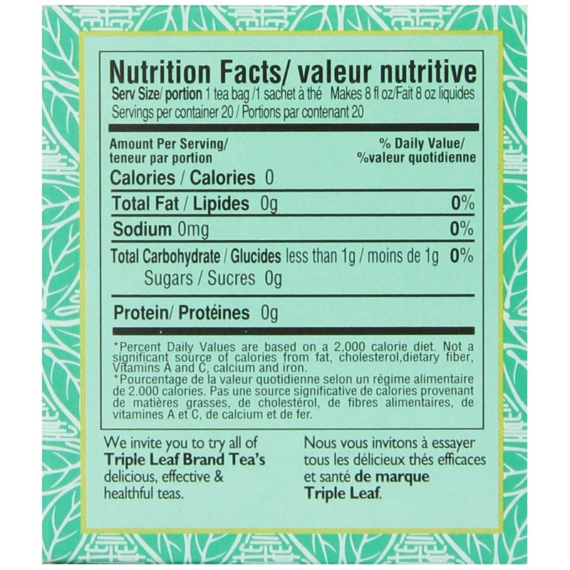 Triple Leaf Brand Special Relaxing Herb Tea, 20-Count